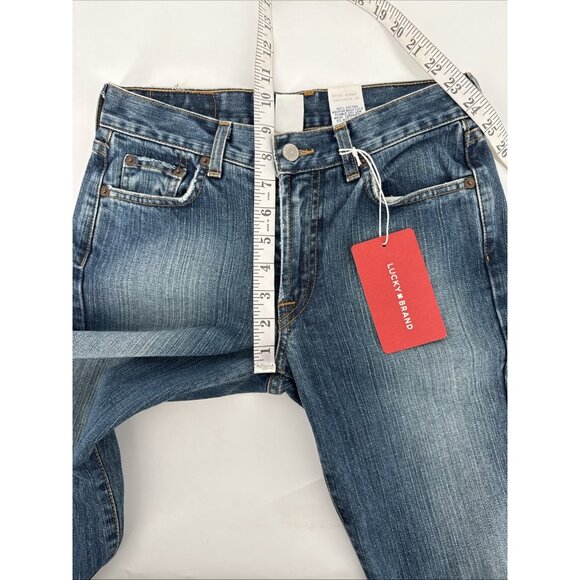 Lucky Brand Size 2/26 Denim Blue Jeans 100% Cotton Boot Flare Mid Rise 827RA40 - Picture 5 of 9